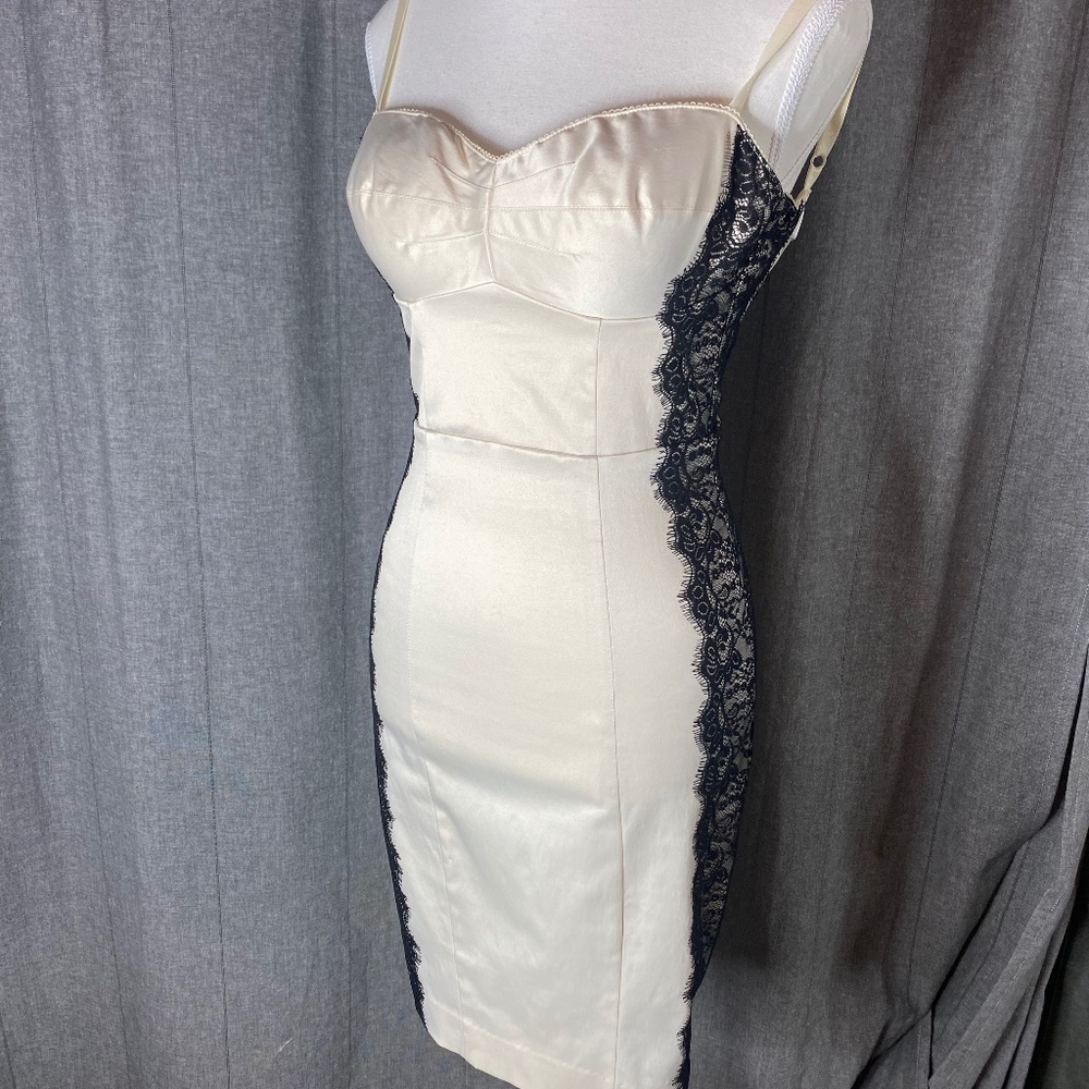 Guess Dress satin cotton with lace size 1